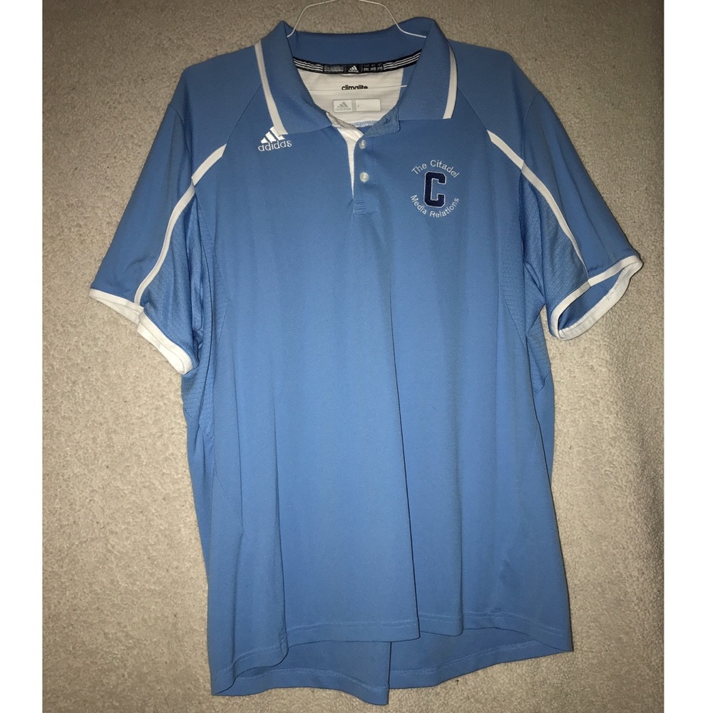 Citadel blue/white polo (great condition)